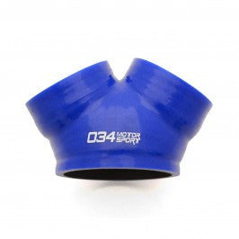 034 Motorsport THROTTLE BODY INTAKE BOOT, B5 AUDI S4 & C5 AUDI A6/ALLROAD 2.7T, SILICONE Blue