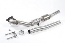 Milltek 3.00 inch Large Bore Race Downpipe and Hi-Flow Sports Cat Volkswagen Golf MK6 GTI 2.0 TSI 210PS 10-14