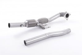 Milltek Downpipe with High Flow Cat Volkswagen Golf GTi (Incl R) 05+