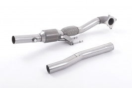 Milltek 3.00 inch Large Bore Downpipe and Hi-Flow Sports Cat Volkswagen Golf MK5 GTI 2.0T FSI 05-09